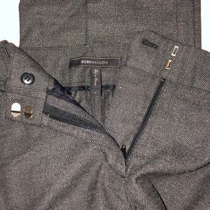 BCBGMAXAZRIA Size L gray/ black dress pants.